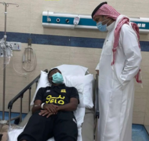 مهند الشنقيطي يوجه رسالة إلى جماهير الاتحاد من المستشفى (فيديو)