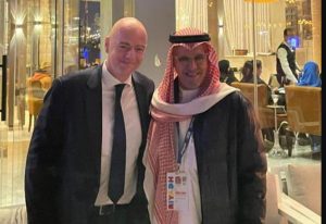 شاهد.. جانب من زيارة رئيس "فيفا" لـ"بوليفارد رياض سيتي"