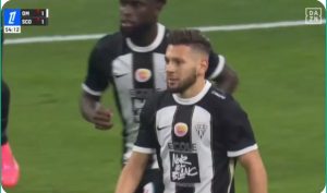 The Algerian Farid El Melali's incredible goal against Marseille from a historic free-kick in the French League.