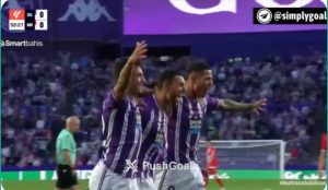 Sofiane Amrabat's stunning goal against Rayo Vallecano today.