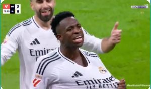 The world-class and spectacular goal by Vinícius Júnior against Villarreal in La Liga.