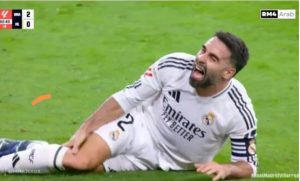 Carlo Ancelotti and Real Madrid players in sho.ck after Carvajal’s difficult injury against Villarreal