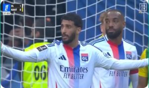 The world-class assist by Saïd Benrahma today against Nantes in the French league.