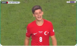 "Arda Güler's legendary skill that made the Montenegro defender wipe the grass"