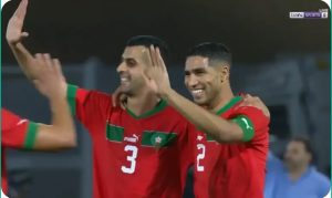 Achraf Hakimi's world-class goal against Central Africa in the Africa Cup of Nations qualifiers.