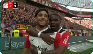 Watch: The crazy scenario that Omar Marmoush did against Bayer Leverkusen in the German League today