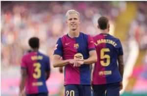 Dani Olmo Doubtful to Start Against Bayern Munich as Barcelona Manage Injury Concerns