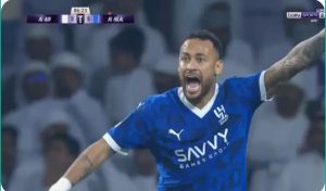 Neymar's crazy opportunity in front of Al Ain in the last minutes and Issam Chawali's reaction