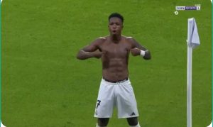 Vinicius Junior's historic goal against Dortmund in the Champions League