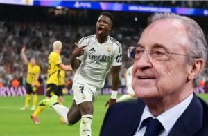 Florentino Perez responds to Vinicius Junior after the historic hat-trick