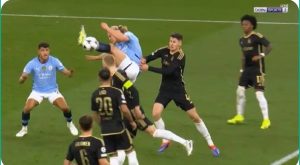 Haaland's historic goal from a historic heel kick against Sparta Prague in the Champions League