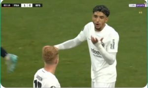 A fantastic effort from Egyptian Omar Marmoush resulted in a decisive winning goal for his Frankfurt team in the European League