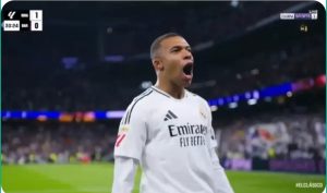 Mbappe's legendary goal against Barcelona in his first Clásico, but the referee has a different opinion