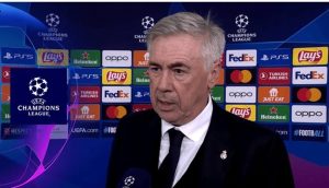 I have learnt my lesson from last match,He will not my starting my matches again”, Ancellotti name the only player that went against His rules last night