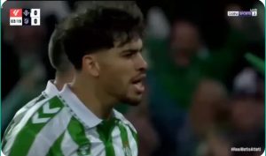 Watch the admiration that Zalzouli did in Real Betis' very quick goal against Atletico Madrid