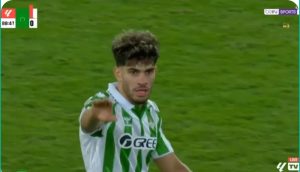 Zalzouli's imaginary shot against Atletico and coach Diego Simeone's reaction and shock