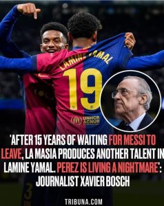 After 15 years of waiting for Messi to leave, La Masia produces another talent in Lamine Yamal. Perez is living a nightmare’: journalist Xavier Bosch