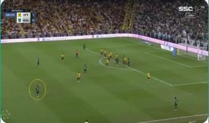 A dramatic Hollywood scenario takes place in the Jeddah derby, which began with a free kick from Riyad Mahrez and ended with an earthquake on the field.