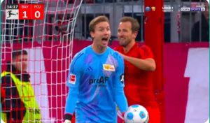 The Bayern Munich penalty kick that became the talk of the hour around the world because of the drama and madness that occurred between Harry Kane and the goalkeeper.