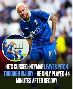 Neymar leaves pitch through injury – he only played 44 minutes after recovering from year-long setback