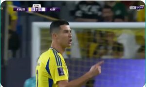 A strange, unbelievable shot from 40-year-old Ronaldo against Al Ain in the AFC Champions League