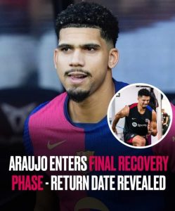 Araujo hoping to return to action by end of the month