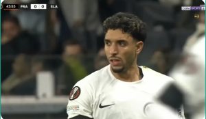 Watch the historic free kick scored by Egyptian Omar Marmoush with his Frankfurt team in the European League today