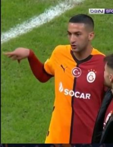 The historic shot that took place from the Turkish Galatasaray fans against Tottenham in the European League