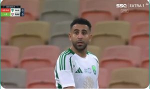 Watch the myth that Riyad Mahrez did in Al-Ahly’s victory over Al-Raed in the Saudi League today