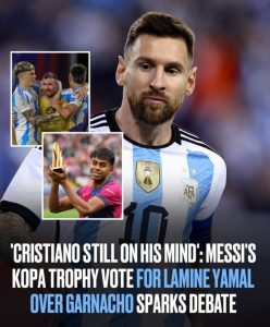 Cristiano Ronaldo still on his mind’: Messi’s Kopa Trophy vote for Lamine Yamal over Garnacho sparks debate