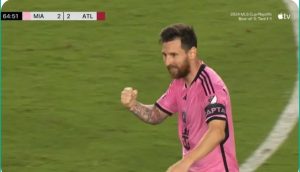 Watch: Messi scores a rare and amazing goal in a dramatic way that has become the talk of the world