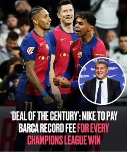 Barcelona to earn €3M from Nike for each Champions League victory