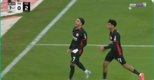 Omar Marmoush’s historic goal against Stuttgart from a global free kick in the German League today