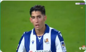Saving Nayef Akrad Al-Kharafi, who spoiled a counterattack by Barcelona players at the last minute