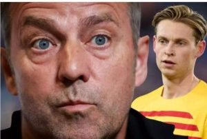 Goodbye to Barcelona.. Hansi Flick identifies the ideal replacement for De Jong, and asks Laporta to sign him immediately