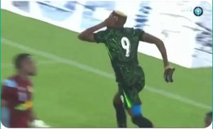 Watch the dramatic goal scored by Nigerian Osimhen against Benin and put the Libyan national team in a fateful final in the last round.