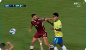 A strange and shocking scene that occurs with Vinicius Junior during the World Cup qualifiers will deprive him of winning the Ballon d'Or for life, even if he becomes the best player in history.