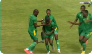 Watch the imaginary free kick scored by a Mauritanian player against Botswana in the African Cup of Nations qualifiers today