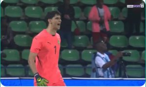 Gabon's amazing quick goal that made Moroccan goalkeeper Yassine Bounou lose his mind and go crazy live on air because of the wonder and strangeness that happened.