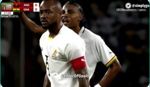 The imaginary free kick scored by Ghanaian Ayew announced a strange, historic goal that violated all the laws of reason and logic.