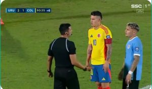 An impossible scenario and drama occurs in the final seconds between Uruguay and Colombia in the World Cup qualifiers