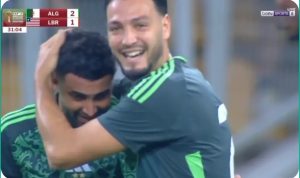 Watch the madness that happened between Riyad Mahrez and the Algerian fans after Mahrez returned to scoring