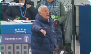 The scene that will turn the whole world around and cause football laws to be changed to prevent this injustice from happening again because of what happened in the Italy-France match.
