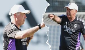 He’s the best player in training so far and he must stopped from leaving”: Ancellotti say £67m Madrid attacker must be stopped from leaving in January after watching his training yesterday