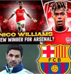 Arsenal receive transfer boost for Nico Williams as Barcelona learns of new price set by Athletic Bilbao.