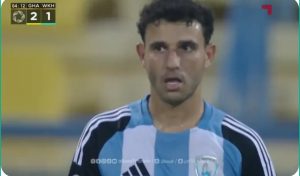 The amazing opportunity that Egyptian Hamdi Fathi missed with his team, Al-Wakra, in the Qatari League today