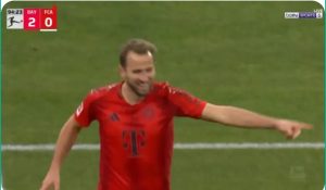 Watch the fantastical way Harry Kane scored that goal in today's Bayern Munich magazine