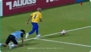 Watch the myth that Yassin Brahimi did in Al-Gharafa’s goal against Al-Wakrah in the Qatari League today