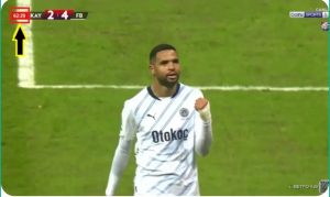 Watch the imaginative method used by Youssef En-Nesyri to embarrass coach Mourinho with his team, Fenerbahce, in the Turkish League.