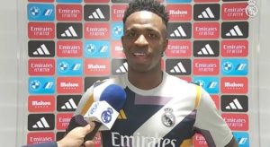 He deserves the Man of match today,He showed us what He is capable of of”, Vinicious jnr praises One Madrid player for His standout performance last night